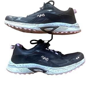 Ryka Sky Stride black & Pink Walking Sneakers Sz 6.5‎